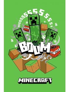 Minecraft Boom Creeper polár takaró, pléd 100x150 cm Nr3