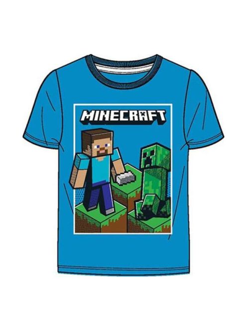 Minecraft gyerek rövid ujjú póló, felső 6 év, 8 év, 9 év, 10 év, 12 év Nr1