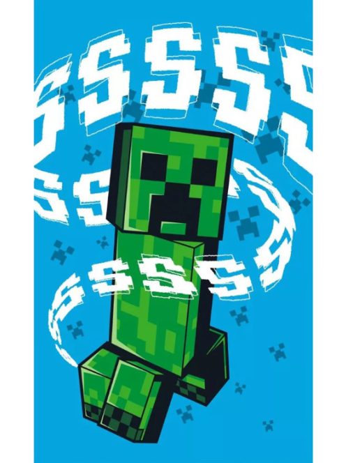 Minecraft Hissing Creeper kéztörlő, arctörlő, törölköző 30x50 cm