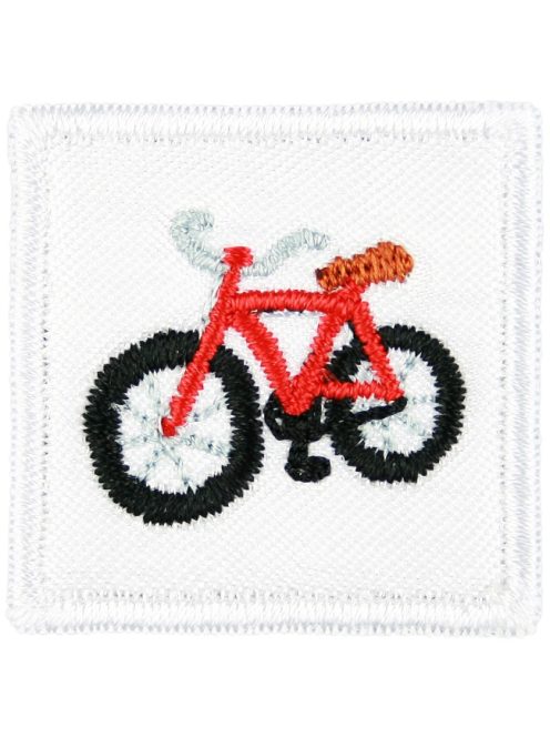 Ovis jel, Bölcsis jel, felvarrható, textilragasztóval felragasztható - Bicikli
