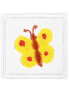   Ovis jel, Bölcsis jel, felvarrható, textilragasztóval felragasztható - Pillangó