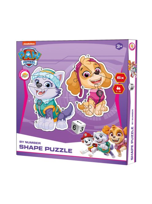 Mancs Őrjárat forma puzzle játék Nr2