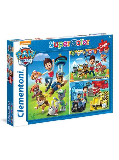 Mancs őrjárat puzzle 3x48 db - Clementoni