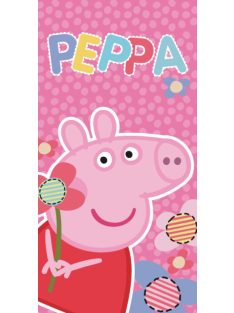   Peppa malac Flower fürdőlepedő, strand törölköző 70x140 cm (Fast Dry) Nr4