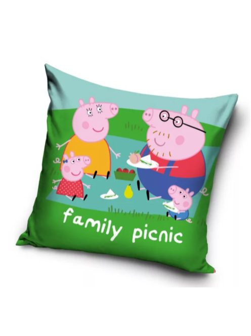 Peppa malac Picnic velúr párnahuzat 40x40 cm Nr5