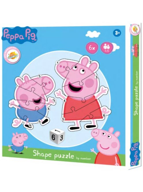 Peppa malac forma puzzle játék