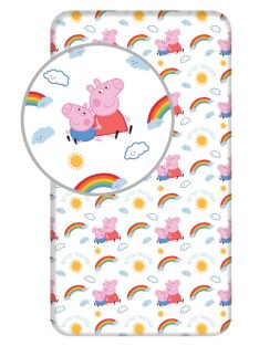 Peppa malac Rainbow gumis lepedő 90x200 cm Nr2