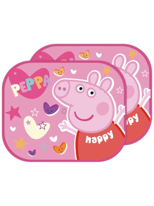 Peppa malac Happy napellenző ablakra 2 DARAB