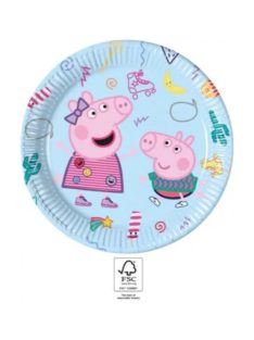   Peppa Pig, Peppa malac Messy Play papírtányér 8 DARABOS, 23 cm FSC