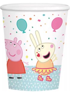 Peppa malac papír pohár 8 DARABOS 250 ml