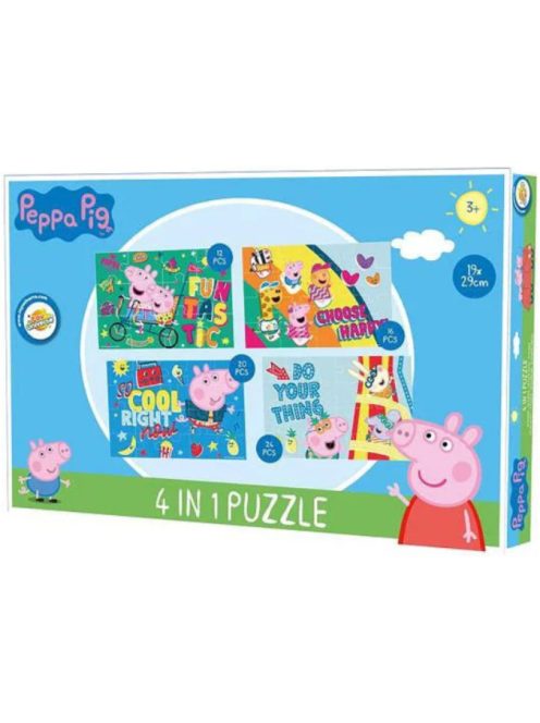 Peppa malac Fun puzzle 4 az 1-ben Nr1