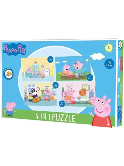 Peppa malac Fun puzzle 4 az 1-ben Nr2