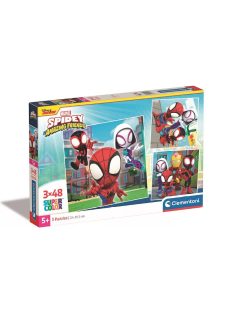 Pókember Spidey 3x48 db-os puzzle Clementoni