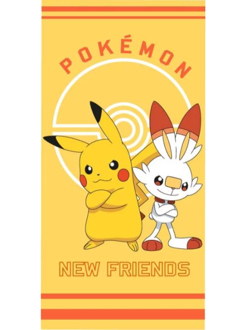Pokémon New Friends fürdőlepedő, strandtörölköző 70x140 cm