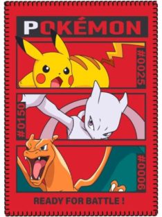 Pokémon Battle polár takaró, pléd 100x140 cm Nr2