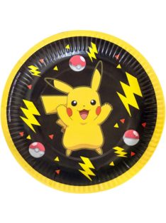 Pokémon Thunder papírtányér 8 DARABOS, 18 cm