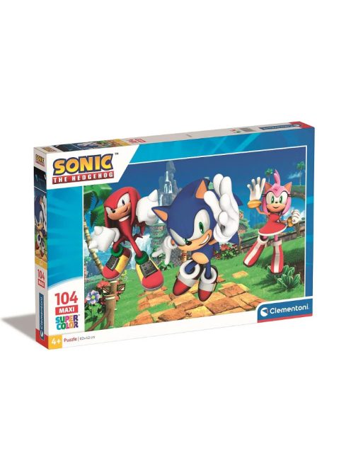 Sonic, a sündisznó Amy Rose 104 db-os maxi puzzle Clementoni