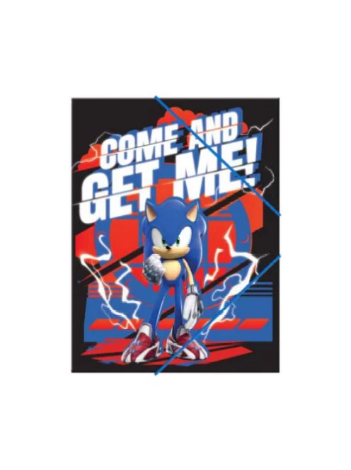 Sonic a sündisznó Get Me A/4 gumis mappa Nr2