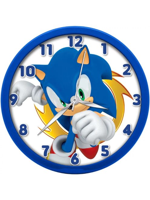 Sonic a sündisznó falióra 25 cm