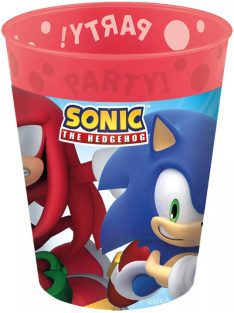   Sonic a sündisznó Sega micro prémium műanyag pohár 250 ml