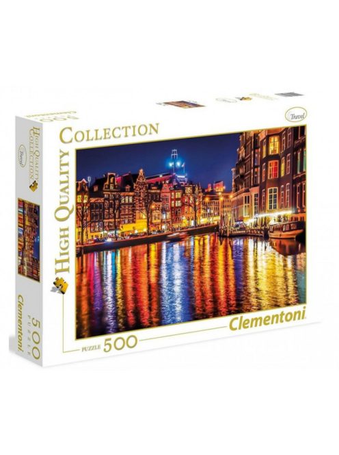 Városok puzzle 500 db-os HQC Amsterdam - Clementoni